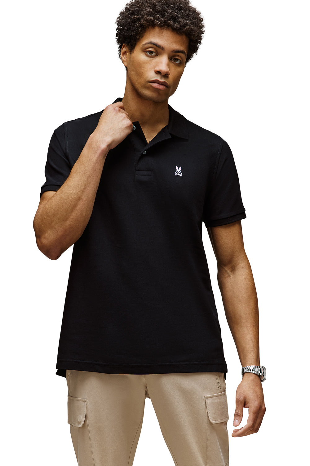 Classic Pique Polo T-Shirt Black