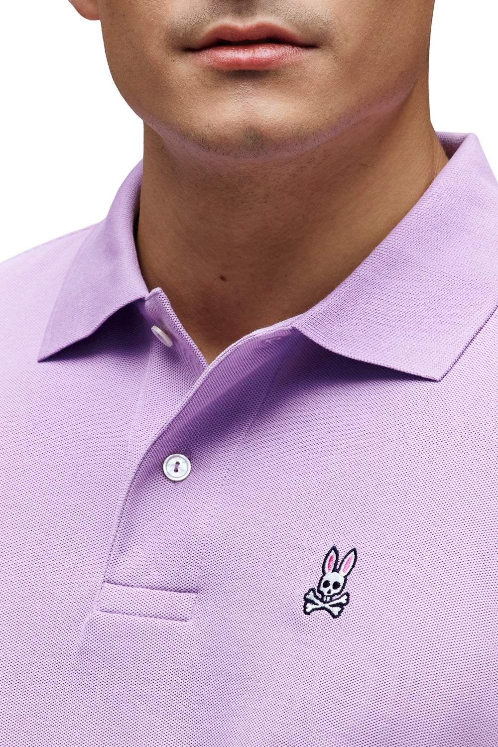 Classic Pique Polo T-Shirt Lavender