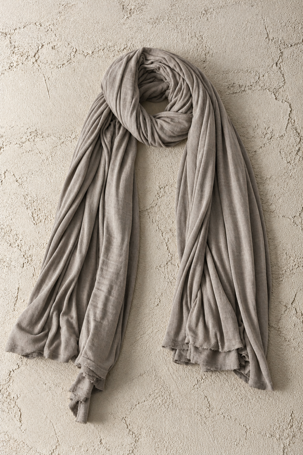 Viscose Keffiyeh Long Scarf Clay