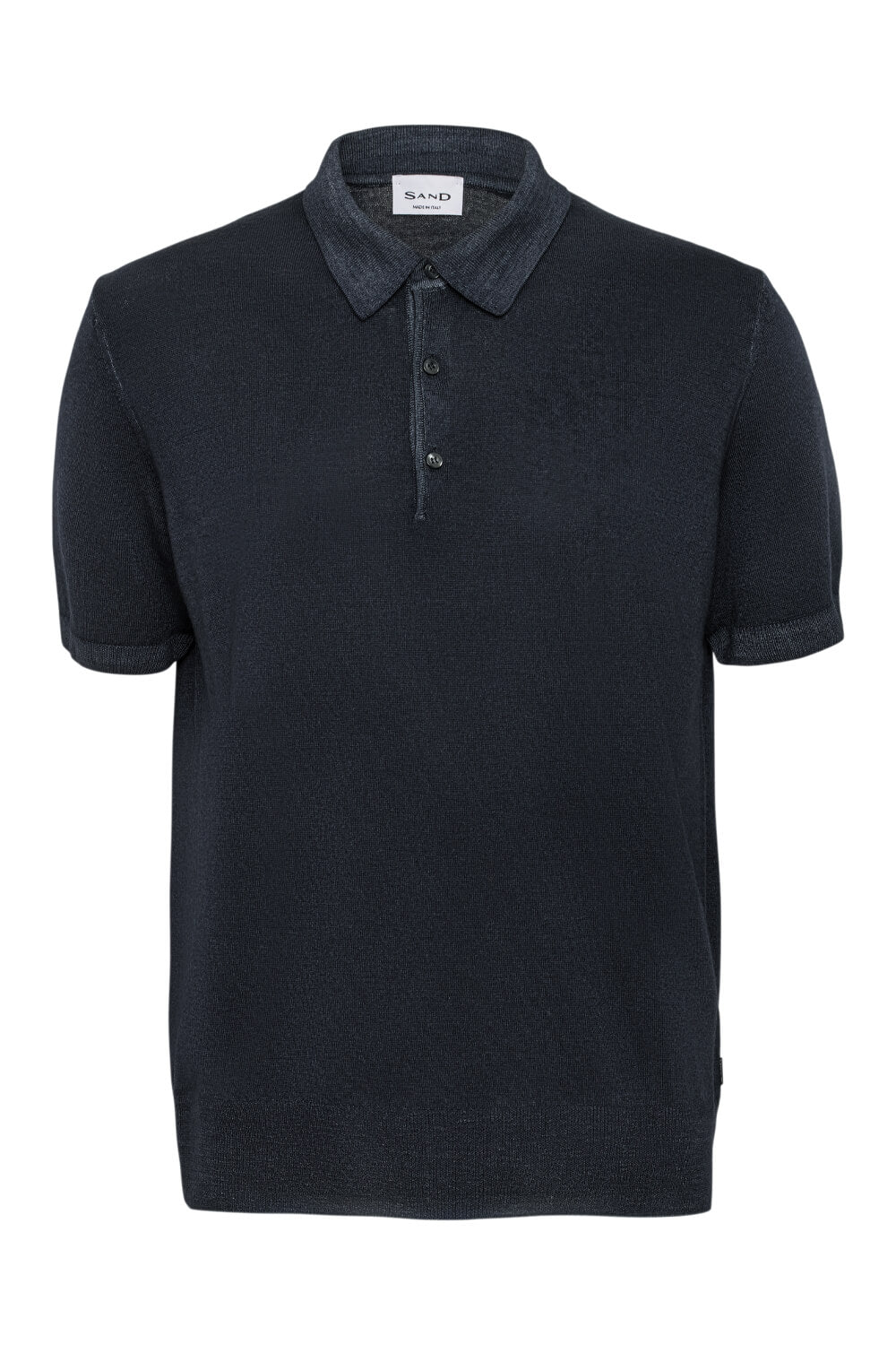 Cold Dyed Cool Merino Wool T-Shirt Navy