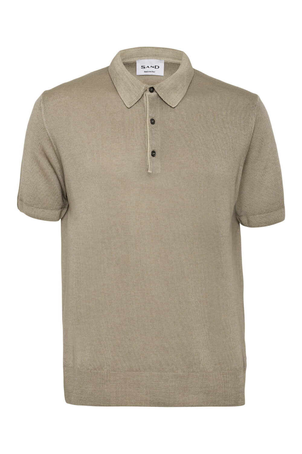 Cold Dyed Cool Merino Wool T-Shirt Taupe