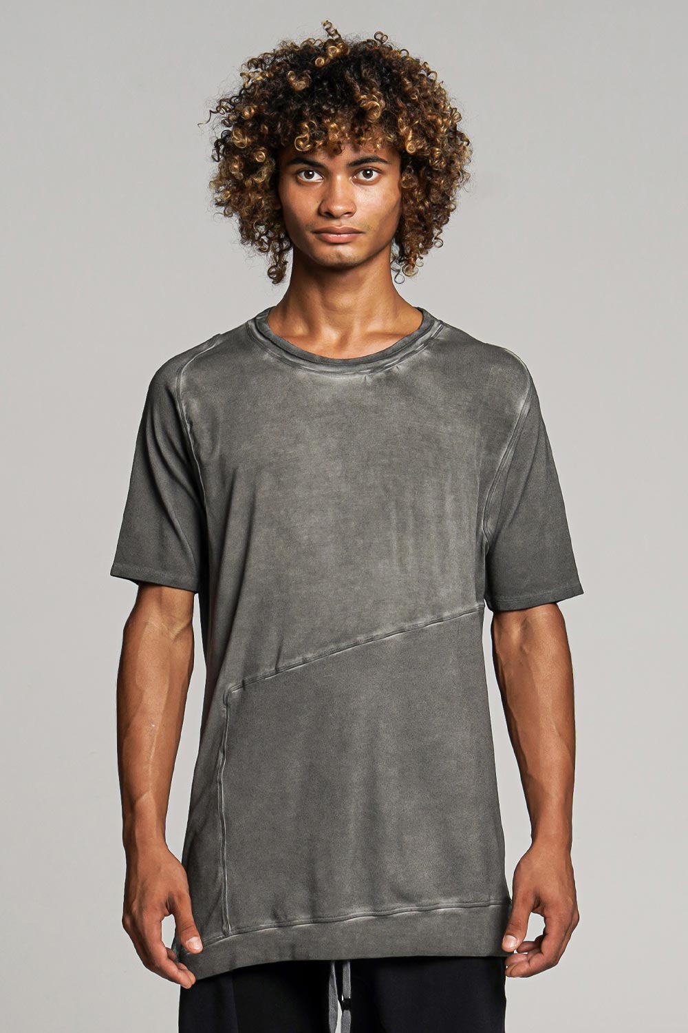 Collar T-Shirt Grey