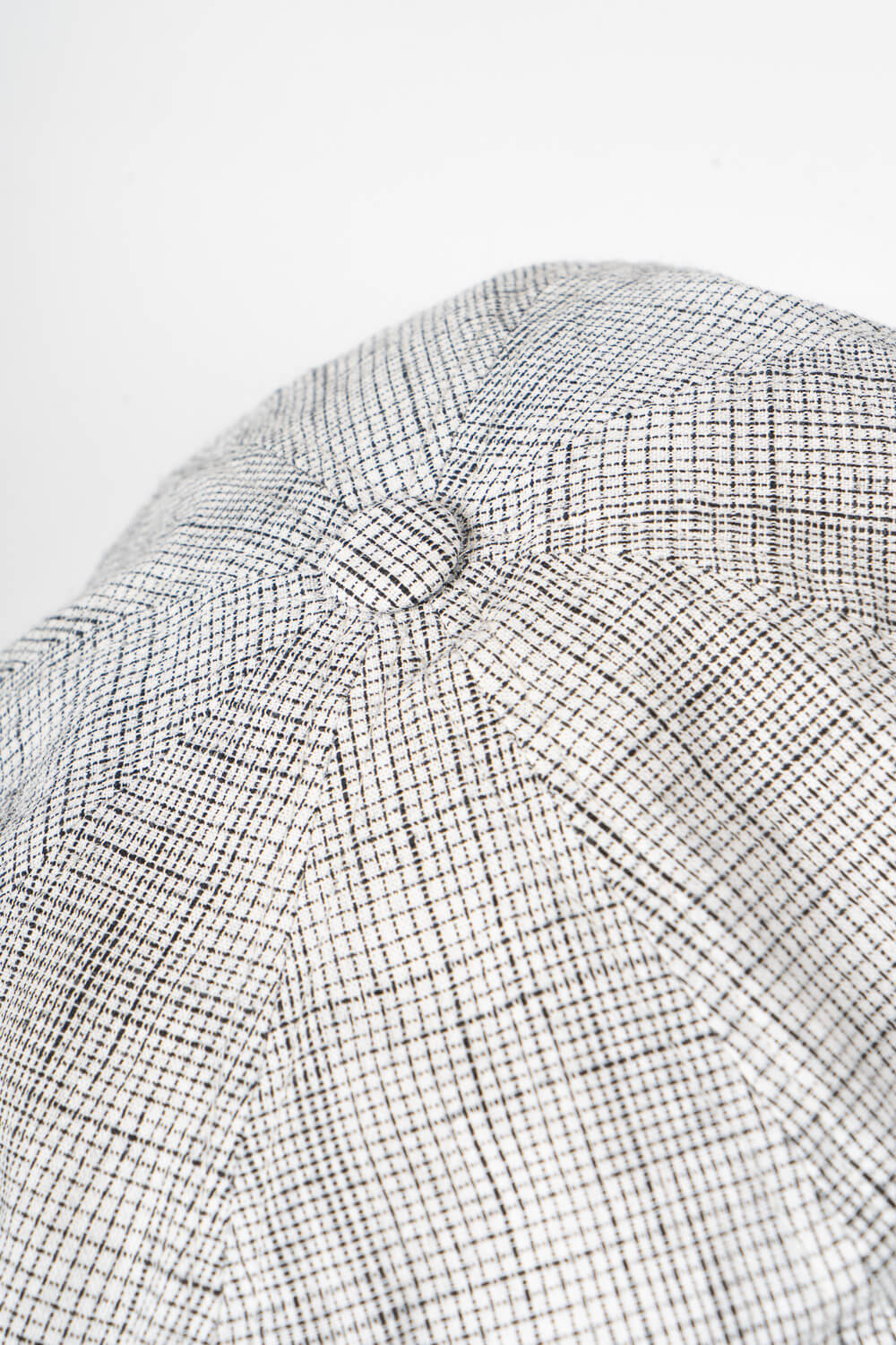 Conall Linen Herringbone Hat Grey