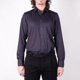 Cotton Stretch Tech Button-Up Shirt Navy