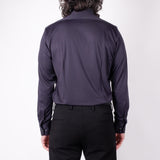 Cotton Stretch Tech Button-Up Shirt Navy