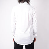 Cotton Stretch Tech Button-Up Shirt White