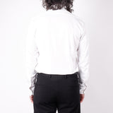 Cotton Stretch Tech Button-Up Shirt White