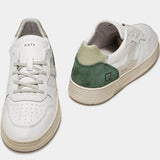 Buy the D.A.T.E. Court 2.0 Vintage Calf Sneaker in White/Green at Intro. Spend £50 for free UK delivery. Official stockists. We ship worldwide.
