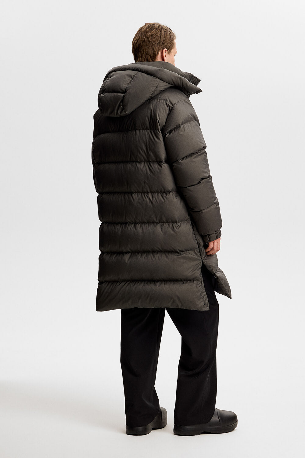 Creek Crinkle Down Parka Charcoal