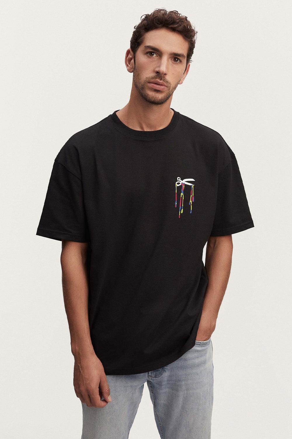 Buy the Denham Drip Boxy Fit T-Shirt in Black at Intro. Spend £50 for free UK delivery. Official stockists. We ship worldwide.