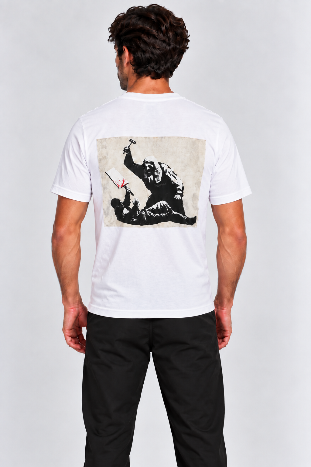 Banksy Verdict T-Shirt White