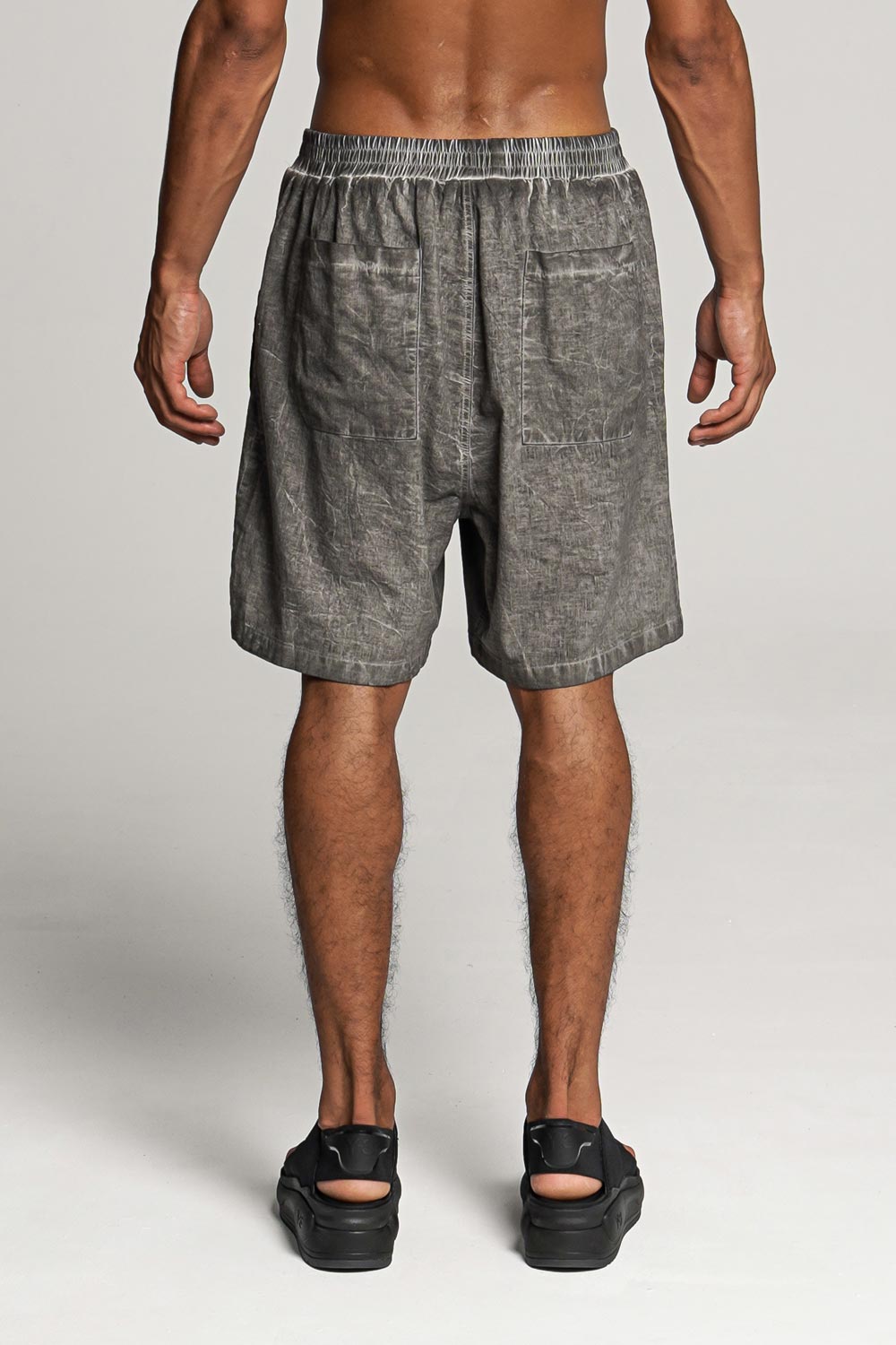 Drop Crotch Shorts Grey