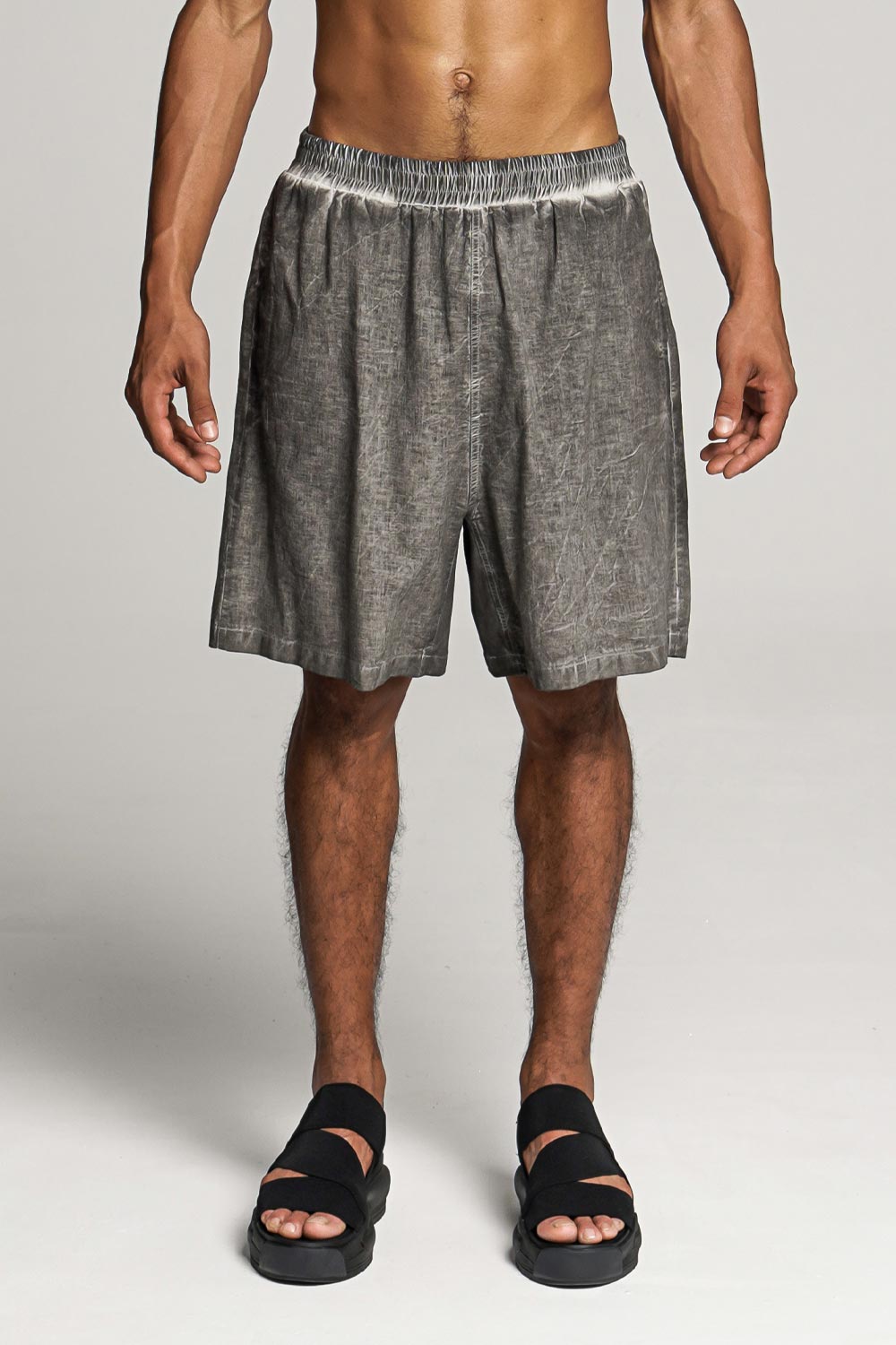 Drop Crotch Shorts Grey