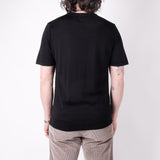 Extra Fine Merino Wool Round Neck T-Shirt Black