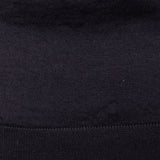 Extra Fine Merino Wool Round Neck T-Shirt Black