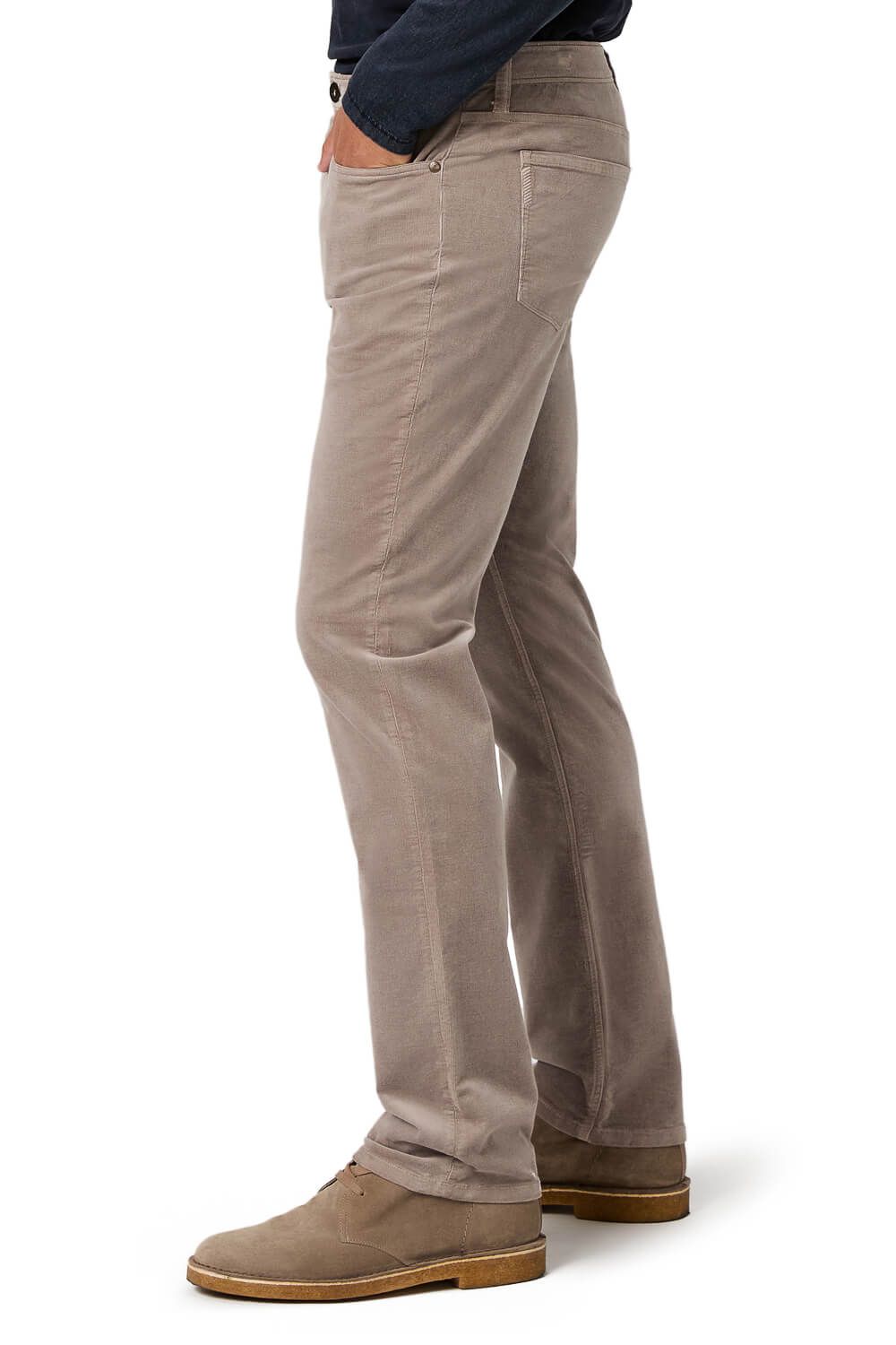Federal Slim Fit Corduroy Pant Grey
