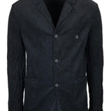 Felt Cotton Blazer Black