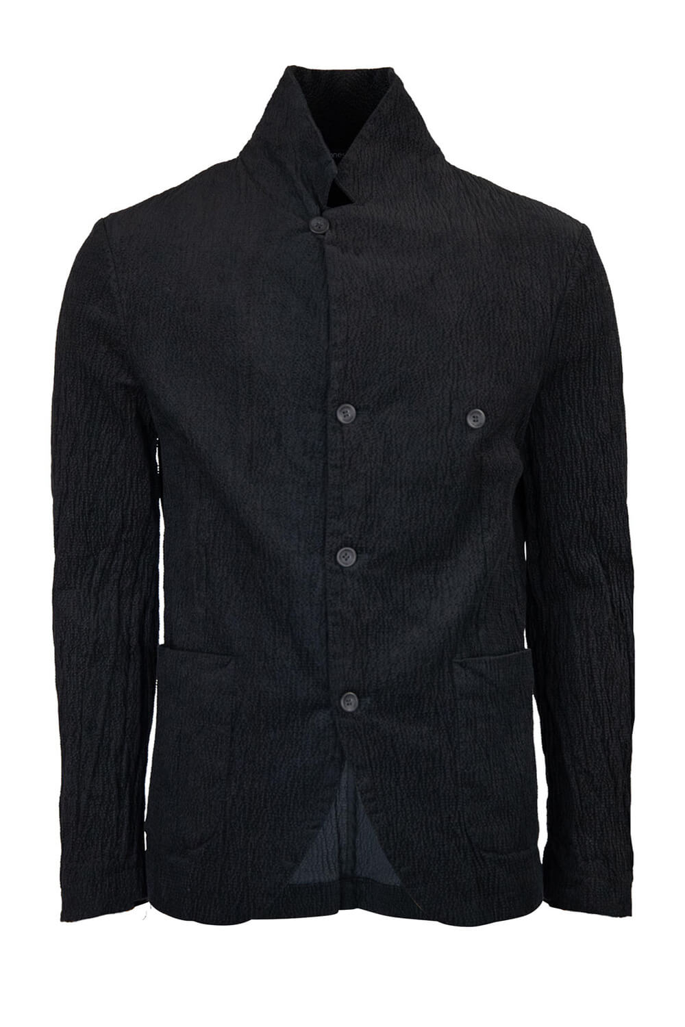 Felt Cotton Blazer Black