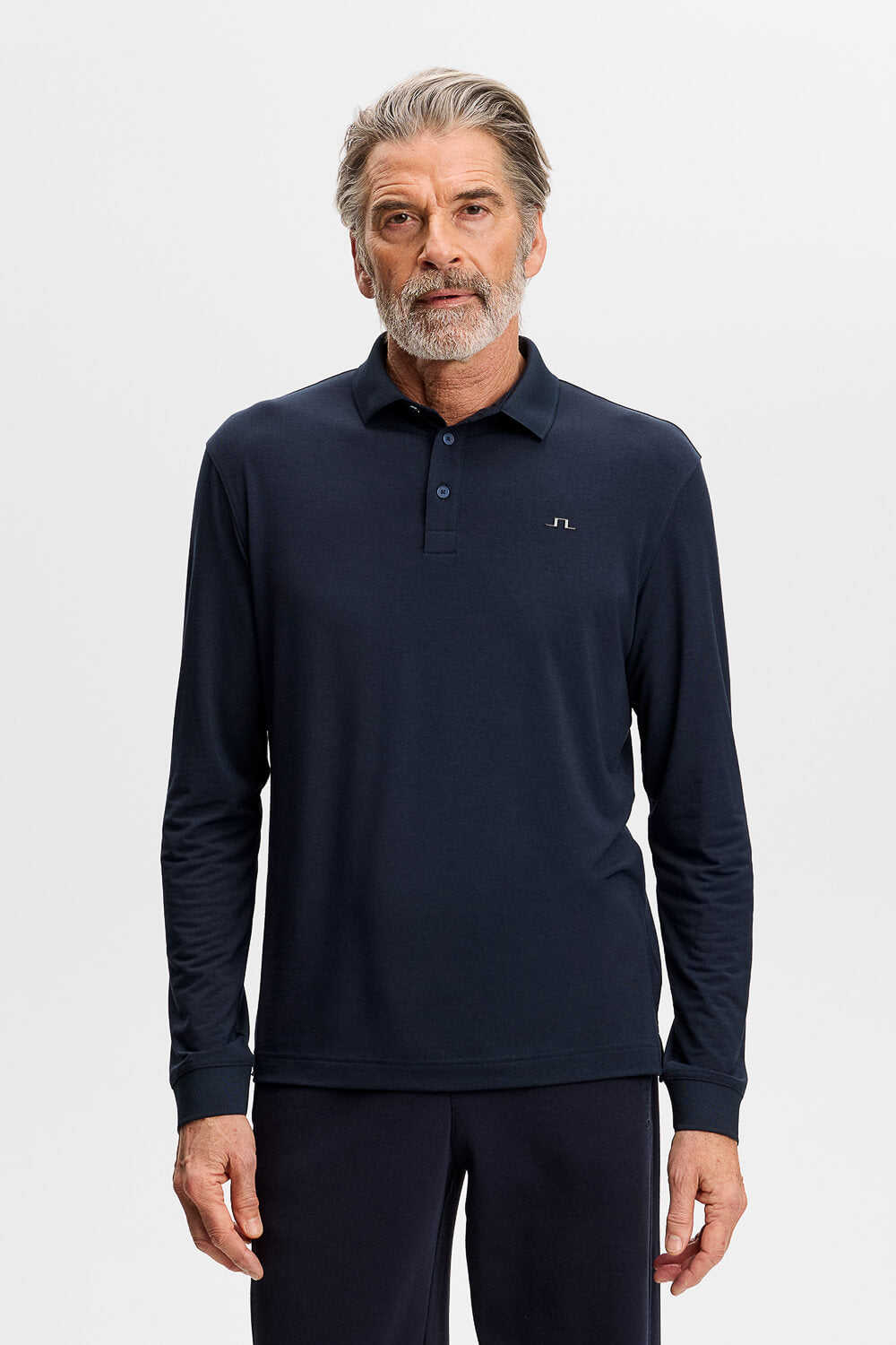 Florian L/S Polo Navy