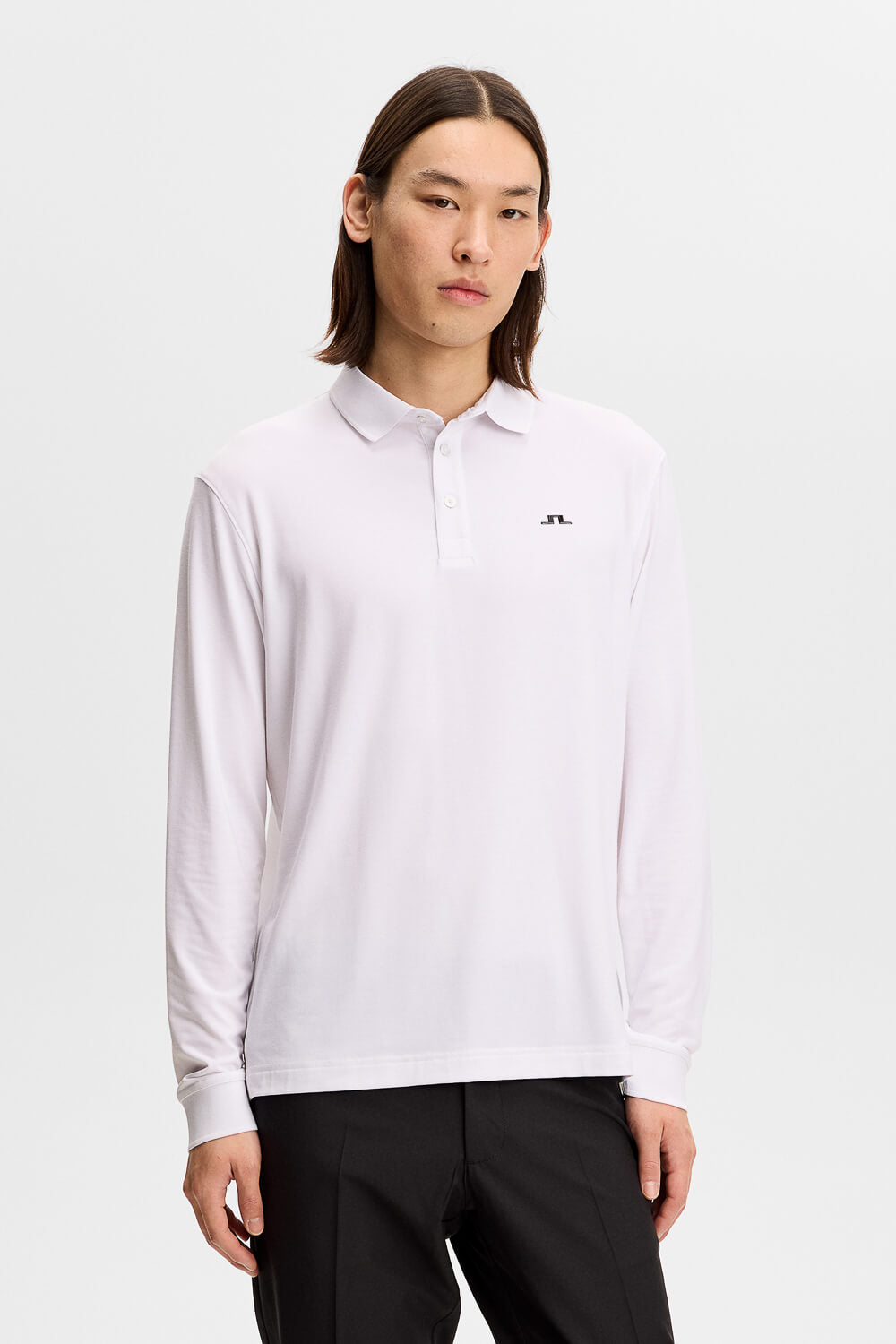 Florian L/S Polo White