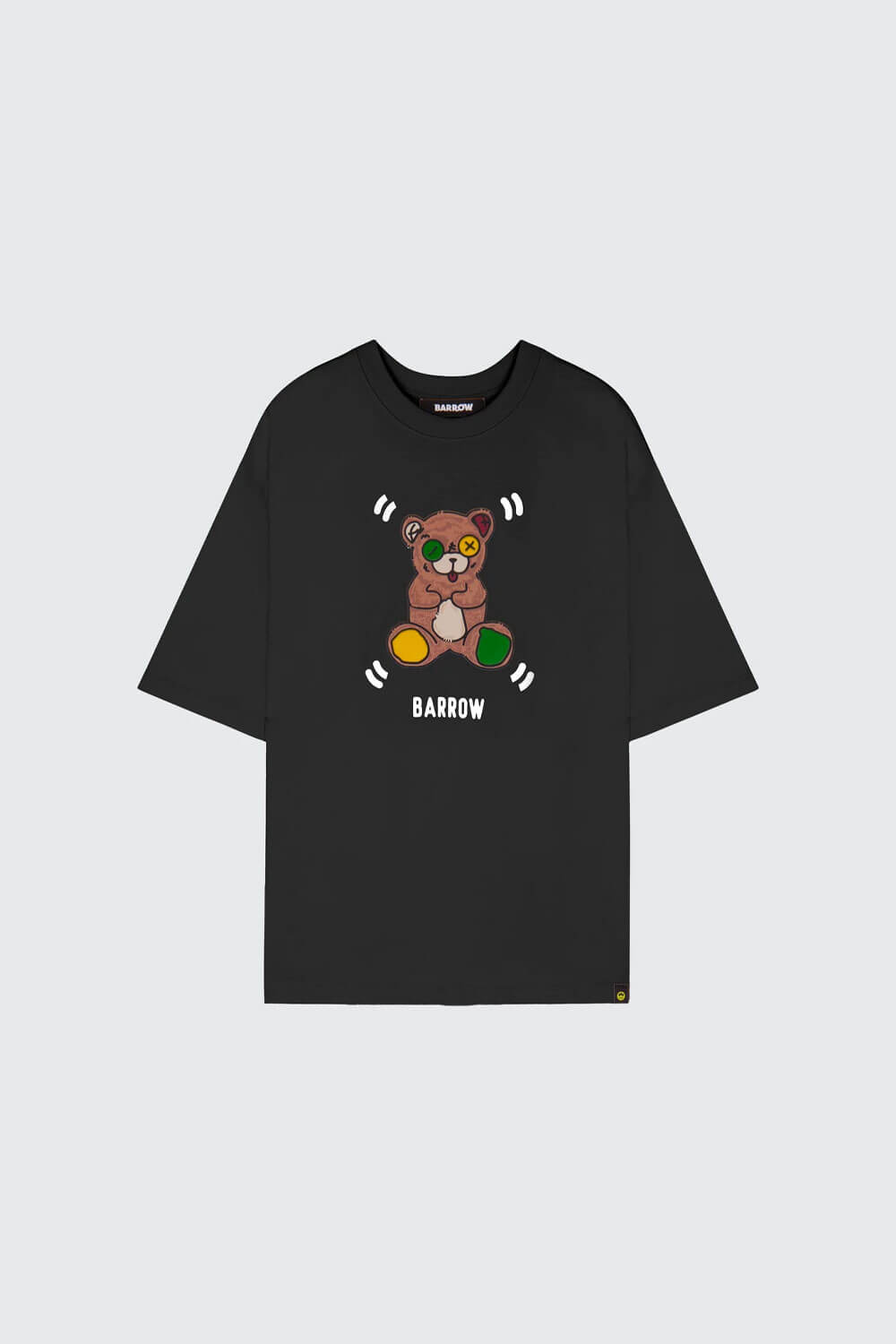 Front Print Big Teddy T-shirt Black