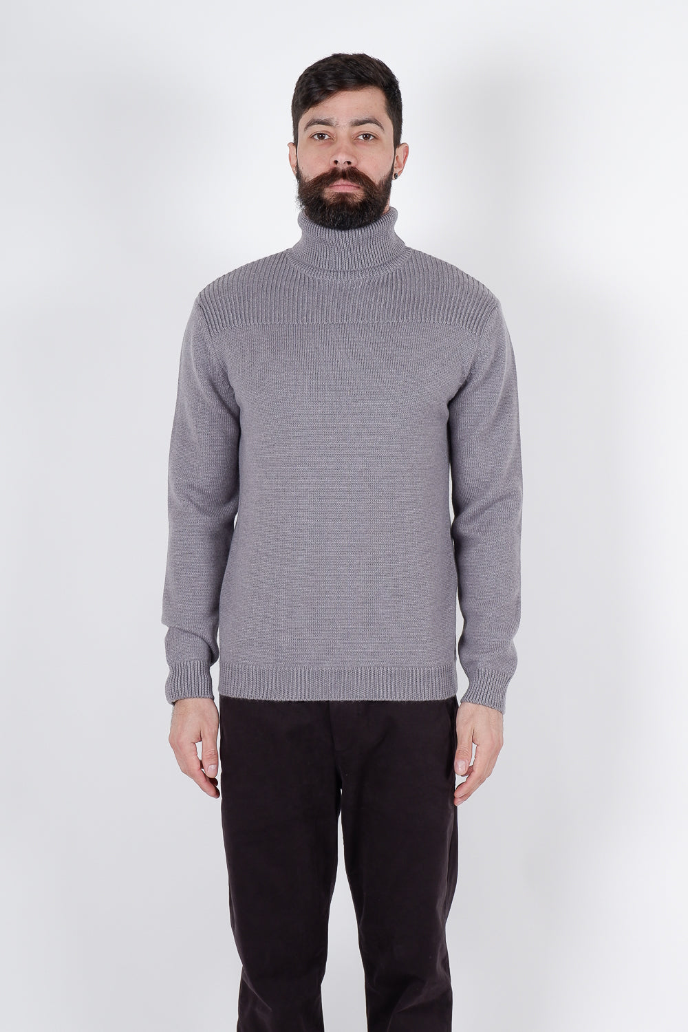 Buy the Daniele Fiesoli Front Design Turtle Neck Grey at Intro. Spend £50 for free UK delivery. Official stockists. We ship worldwide.