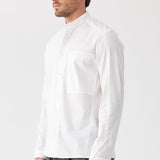 Front Pocket Shirt White