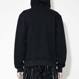 Graphic Font Hoodie Black