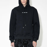 Graphic Font Hoodie Black