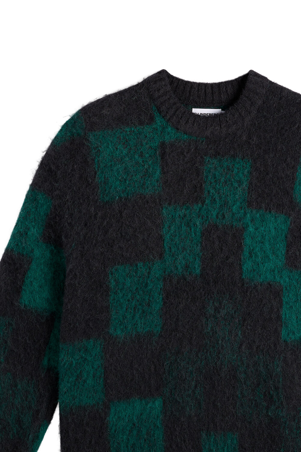 Hank Hairy Graphic Knit Green/Black