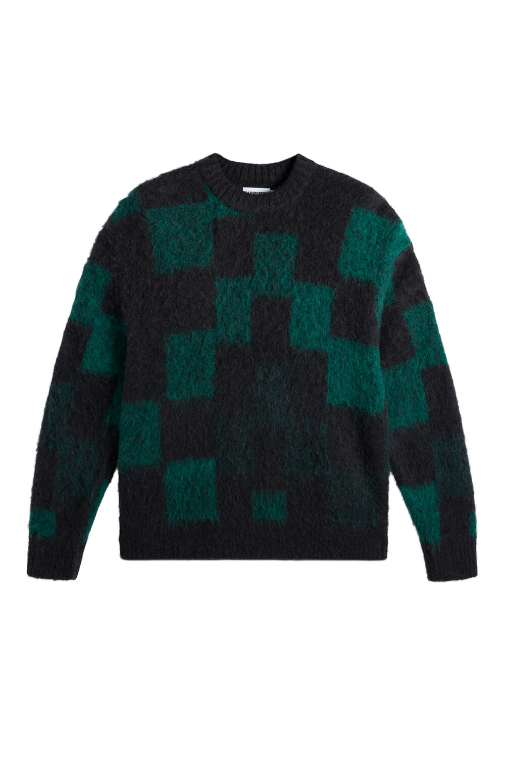 Hank Hairy Graphic Knit Green/Black