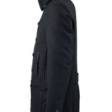 Heavy German Cotton Military Jacket Black