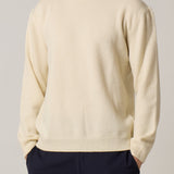 Heavy Cashmere Blend Sweater Cream