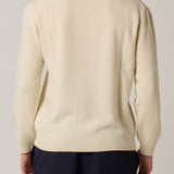 Heavy Cashmere Blend Sweater Cream