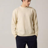 Heavy Cashmere Blend Sweater Cream