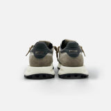 Hero Suede/Nylon Runner Sneaker Taupe