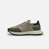 Hero Suede/Nylon Runner Sneaker Taupe