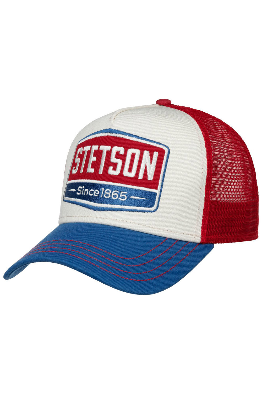 Buy the Stetson Highway Trucker Cap in Blue/White/Red at Intro. Spend £50 for free UK delivery. Official stockists. We ship worldwide.