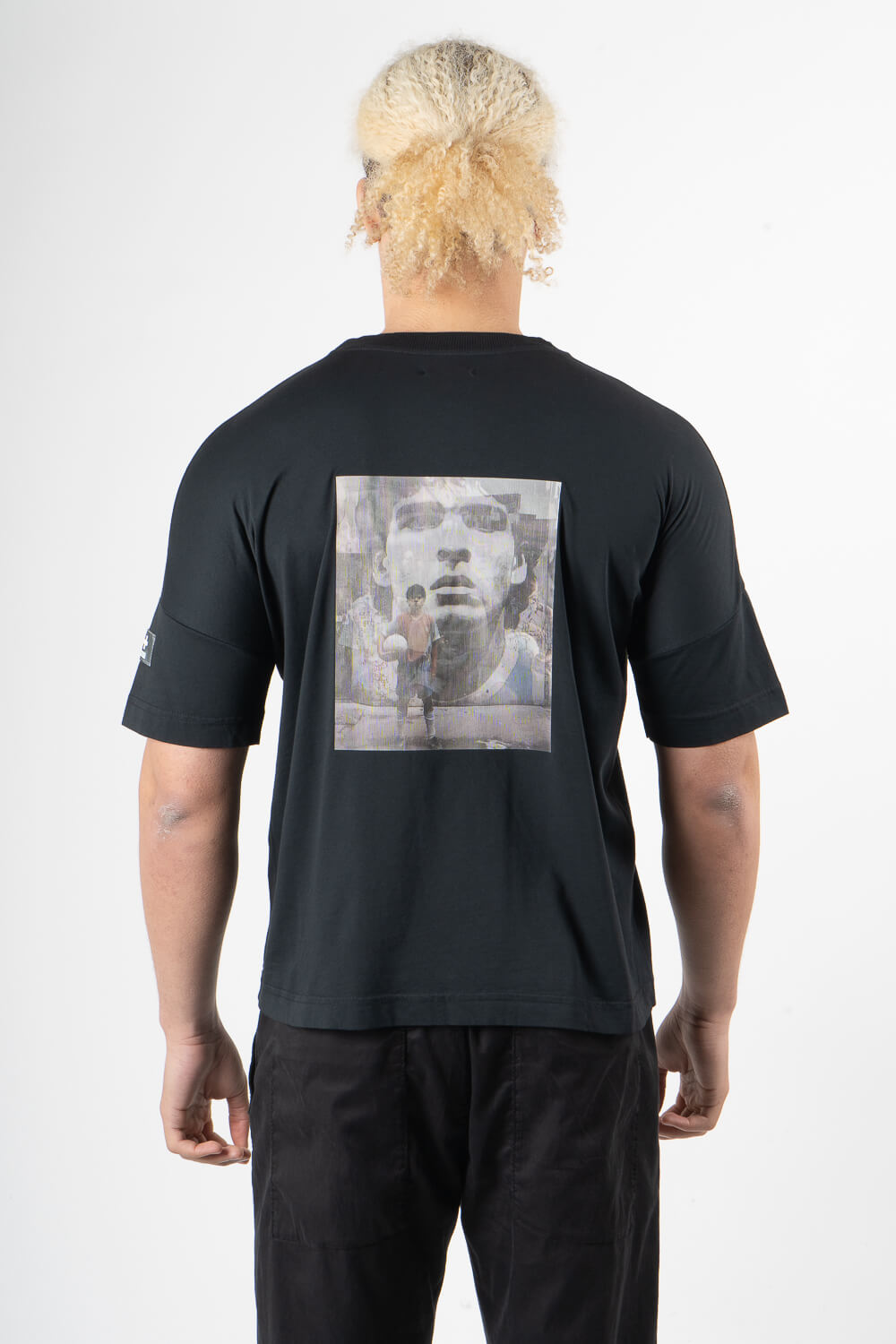 Hologram Effect Maradona T-Shirt Black