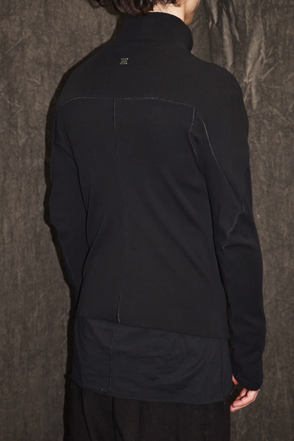 Humanozip Rib Jacket Black | 69 by Isaac Sellam Apparel | Shop SS24