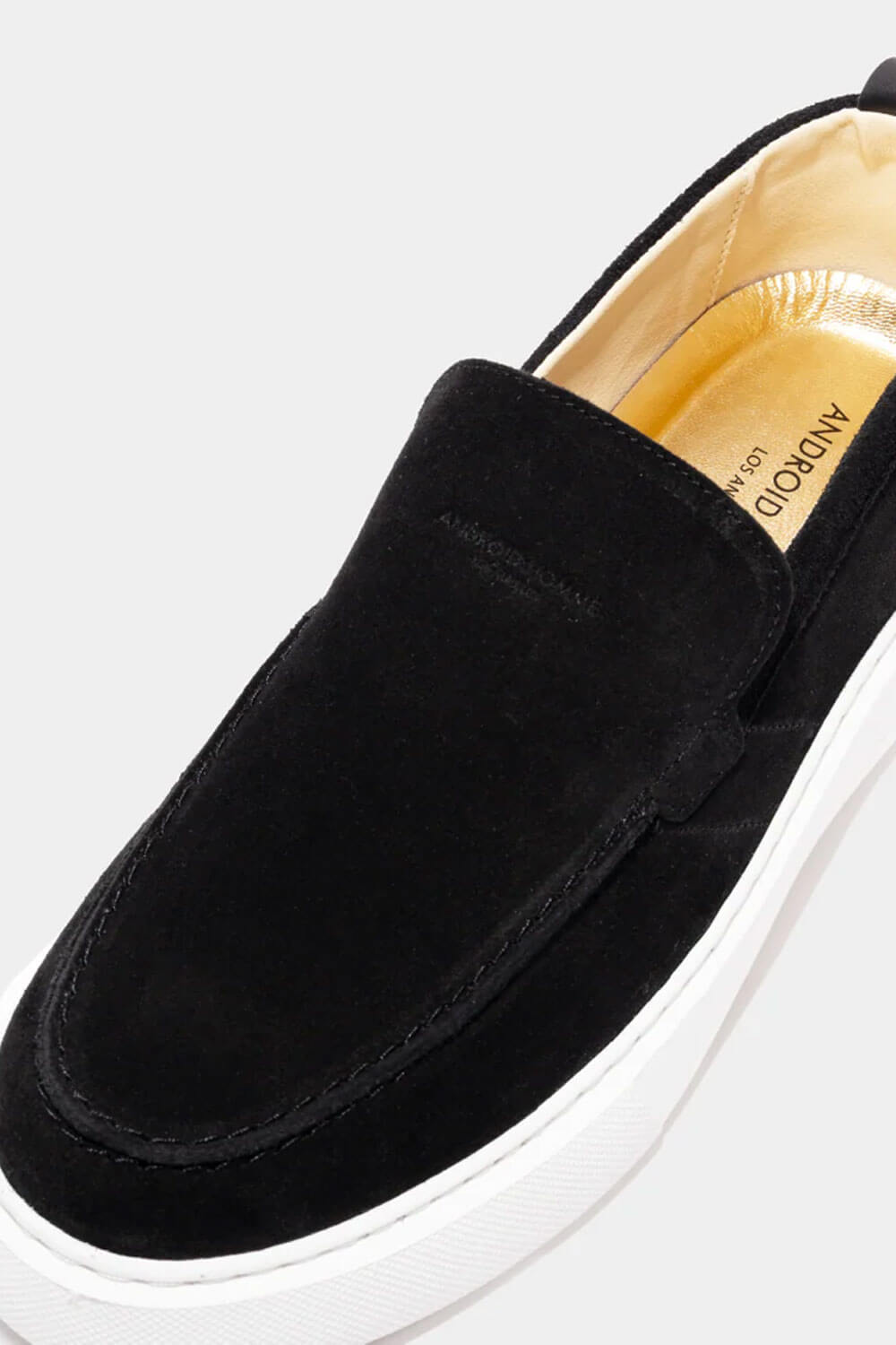 Oversized Loafer Suede Black