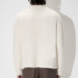 Italian Mohair Crewneck Knit Cream