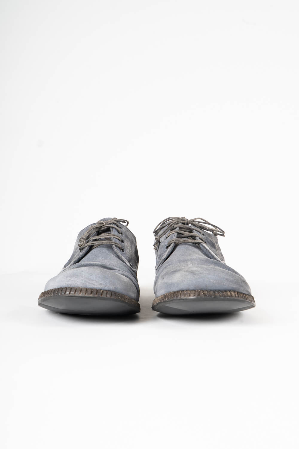Italian Calf Brushed Effect Derby Shoe Grey