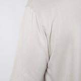 Cupro/Cotton Button-Up Shirt Light Grey