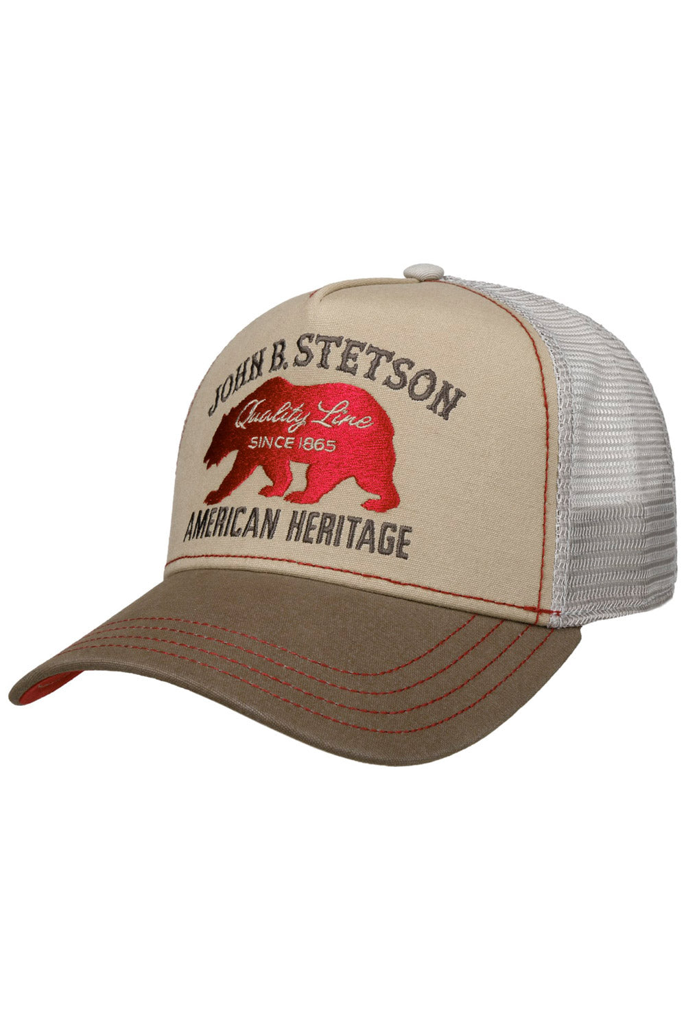 Buy the Stetson JBS-Bear Trucker Cap in Beige/Grey at Intro. Spend £50 for free UK delivery. Official stockists. We ship worldwide.