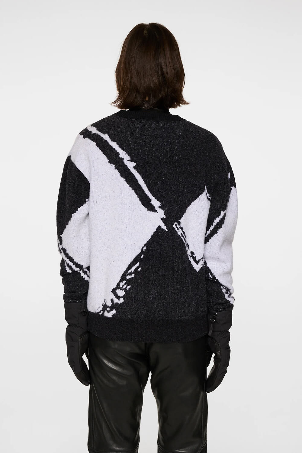 Jaxton Knitted Sweater Black/Grey