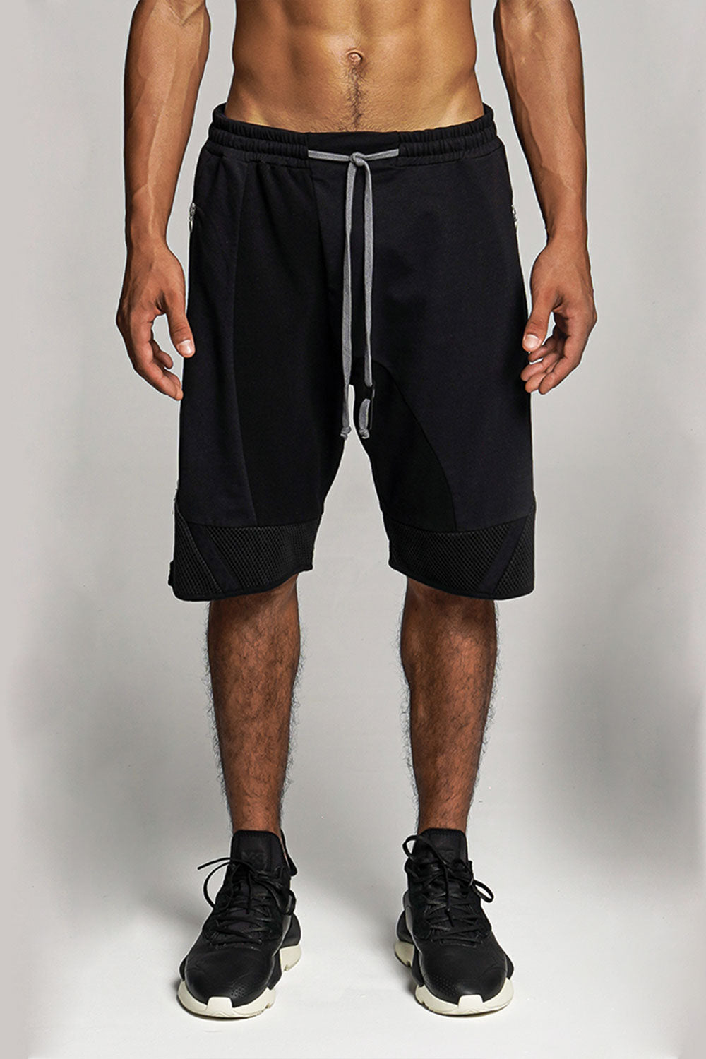 Jersey Jogger Shorts Black