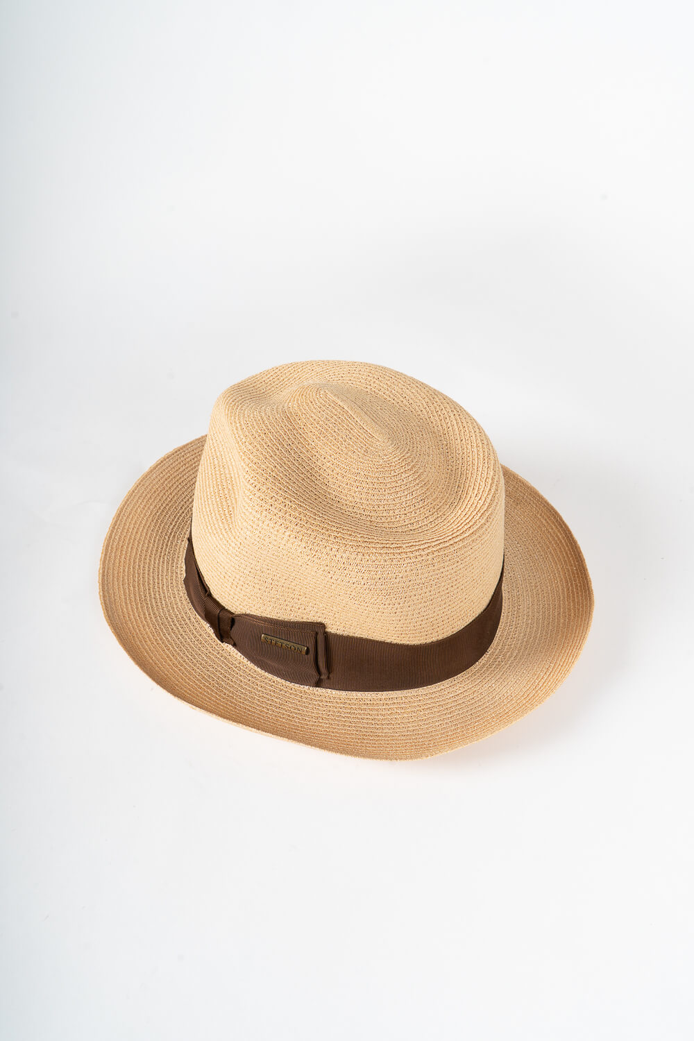 Kendrick Fedora Hemp Hat Brown/Beige