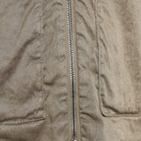 Zip-Up Linen/Cotton Jacket Green