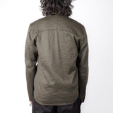 Zip-Up Linen/Cotton Jacket Green